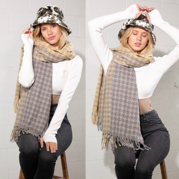 [New] Women's camo fur bucket hat - Picture 3 of 11